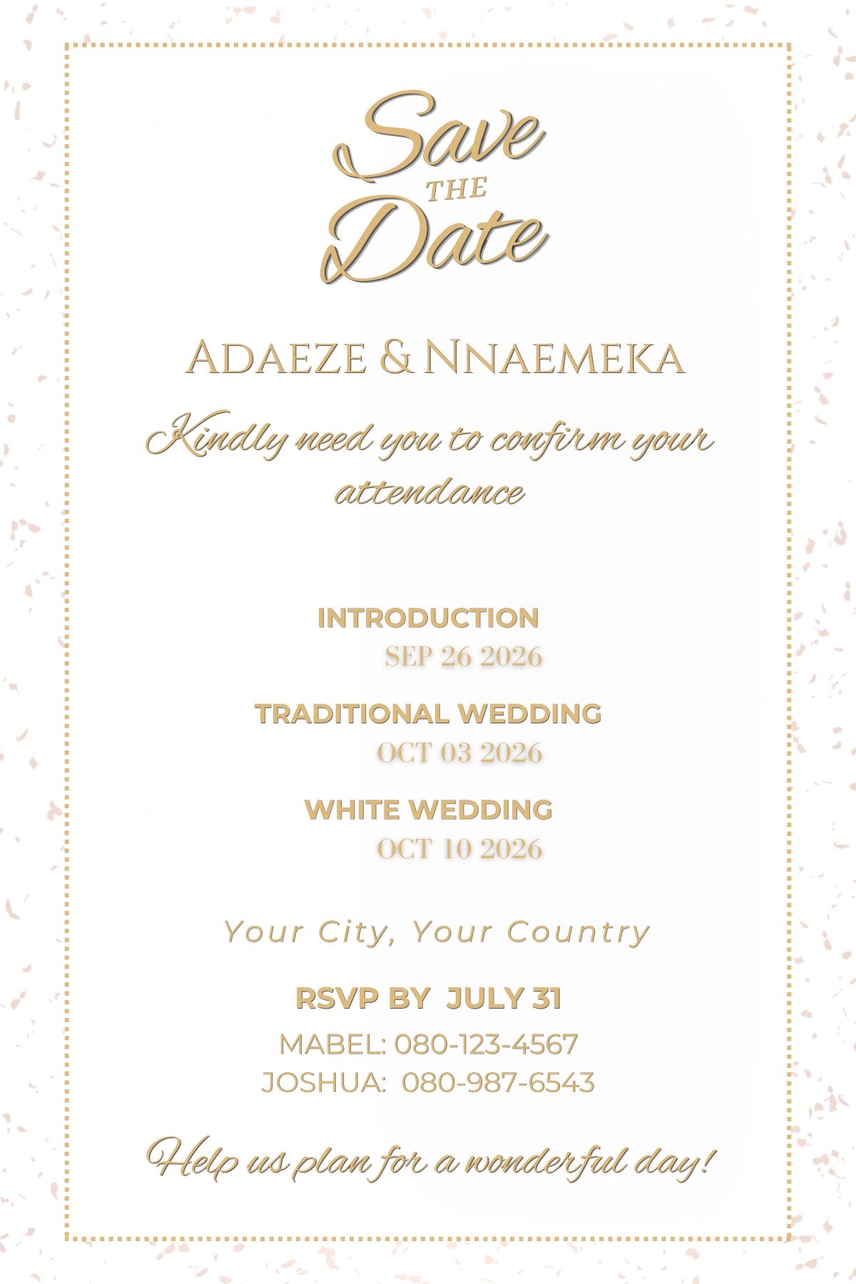 Classic White Igbo Wedding Suite - Nigerian Wedding Design - Image 4